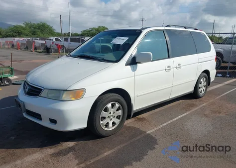 2003 Honda Odyssey Ex-L z USA, uszkodzony, nr VIN 5FNRL18903B045291